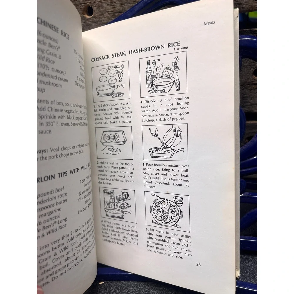 The Magic of Rice, Uncle Bens vintage Cookbook 1969‎